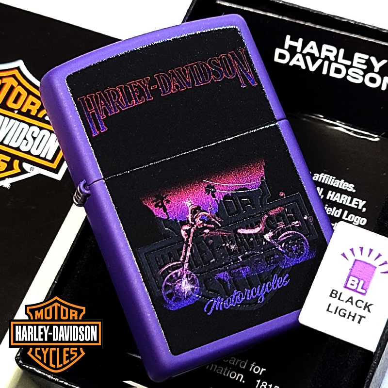 【激レア】ハーレーダビッドソン TALONジップ ビジュー 刺繍 ブルゾン ZIPPO（ジッポー） ライター ハーレー ダビッドソン おしゃれ マット
