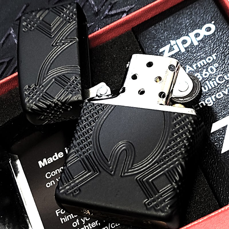 ZIPPO（ジッポー） アーマー マットブラックLIMITED 360°マルチカット 