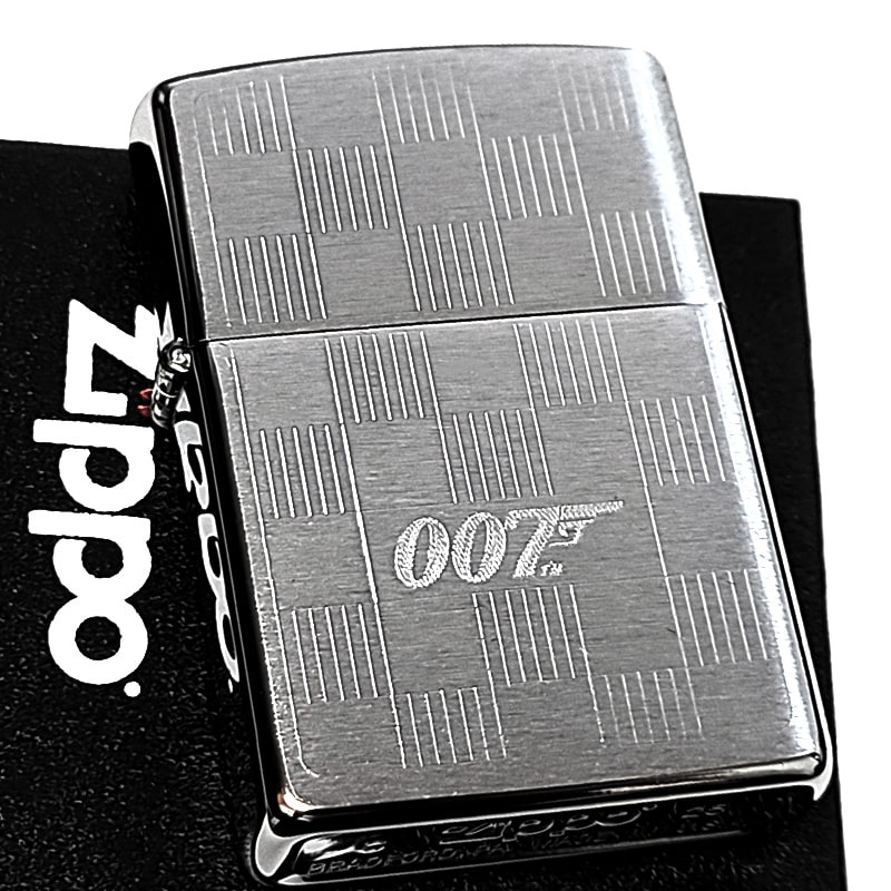 ZIPPO（ジッポー） ライター シルバーサテン 007 チェックデザイン