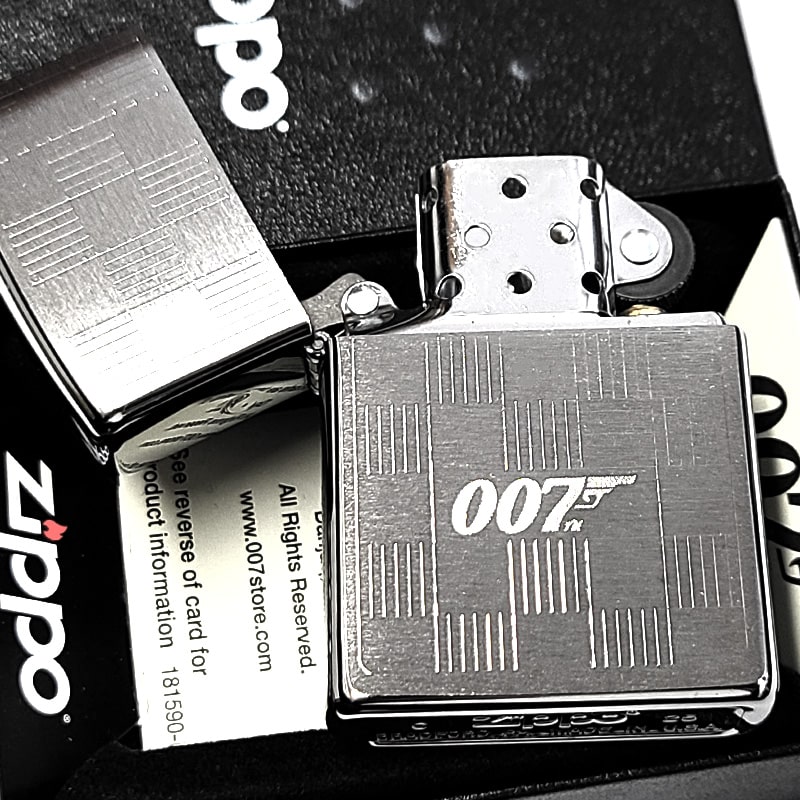 ZIPPO（ジッポー） ライター シルバーサテン 007 チェックデザイン