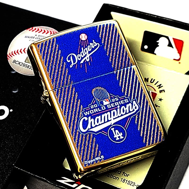 Zippo ロサンゼルス・ドジャース ジッポ　未使用　新品　 テープ有り ZIPPO（ジッポー） ロサンゼルス ドジャース 2025ワールドシリーズ優勝