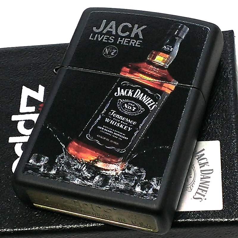 ZIPPO ライター ジャックダニエル ジッポ ブラック Jack Daniel's 黒 