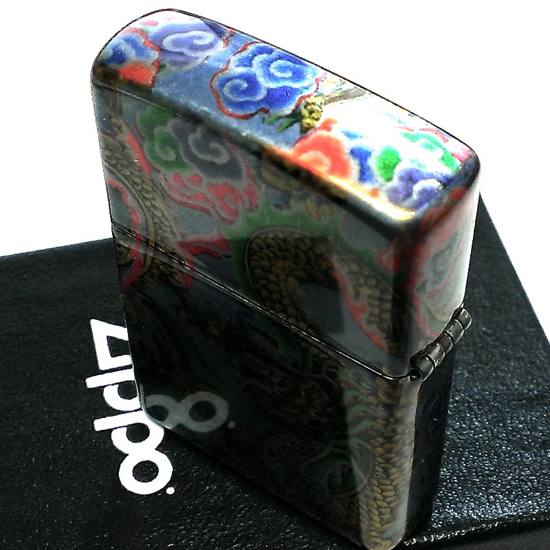 ジッポ ZIPPO ライター 竜 龍 ドラゴン 両面 如意宝珠 付 高級木箱付 ジッポ ZIPPO ライター 竜 龍 ドラゴン 両面 如意宝珠 付 高級木箱付