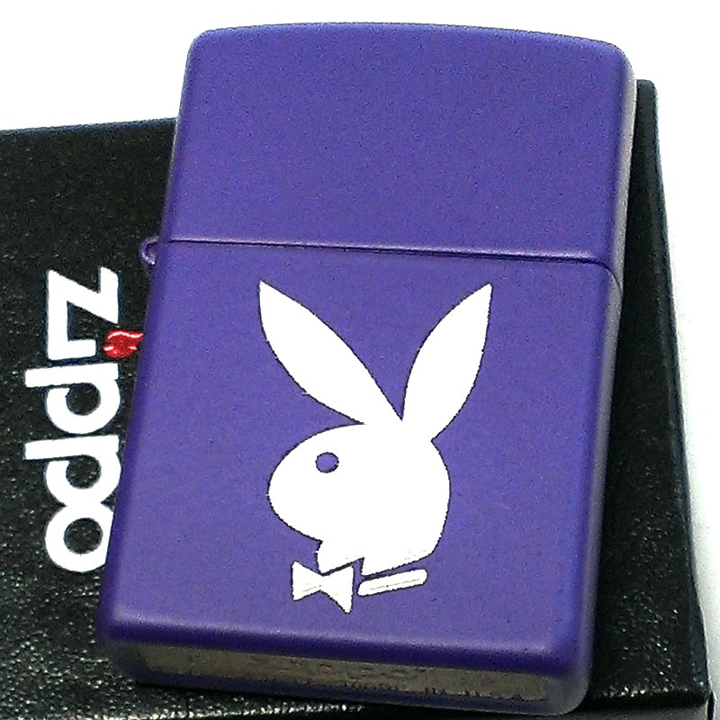 ZIPPO（ジッポー） ZIPPO PLAYBOY ライター プレイボーイ 紫 艶消し 