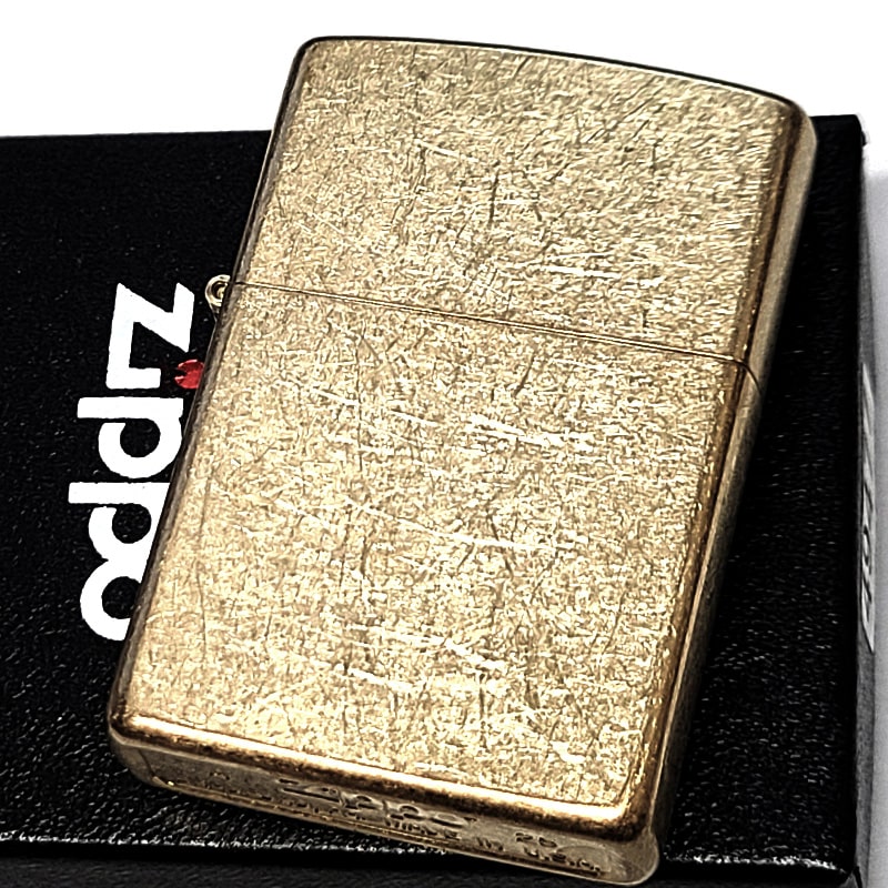 ZIPPO（ジッポー） ストリートクローム ブラス おしゃれ ユーズド加工