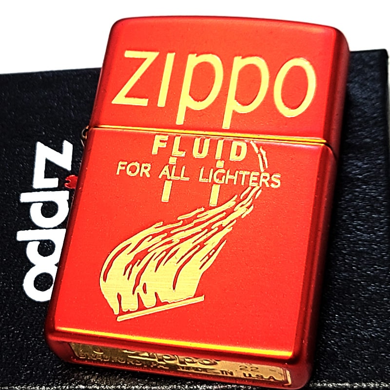 ZIPPO（ジッポー） ライター フレームデザイン レトロ ジッポ ロゴ 炎