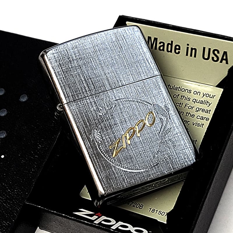 ZIPPO（ジッポー） クラシック ブラッシュクローム ジッポ ライター 銀