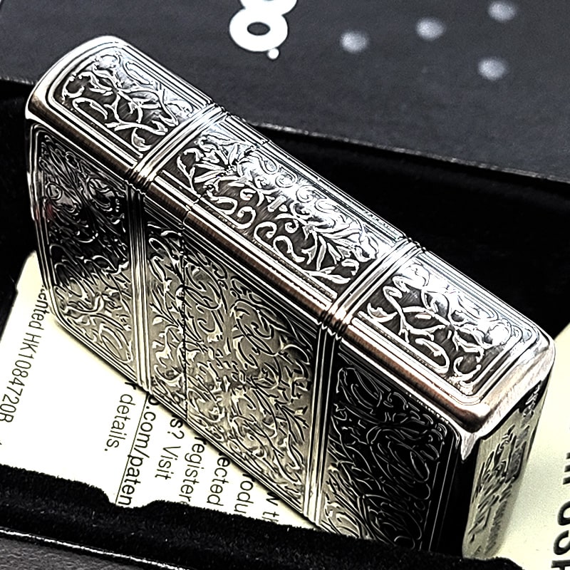 ZIPPO（ジッポー） ライター シルバー アラベスク ジッポ おしゃれ 4面 