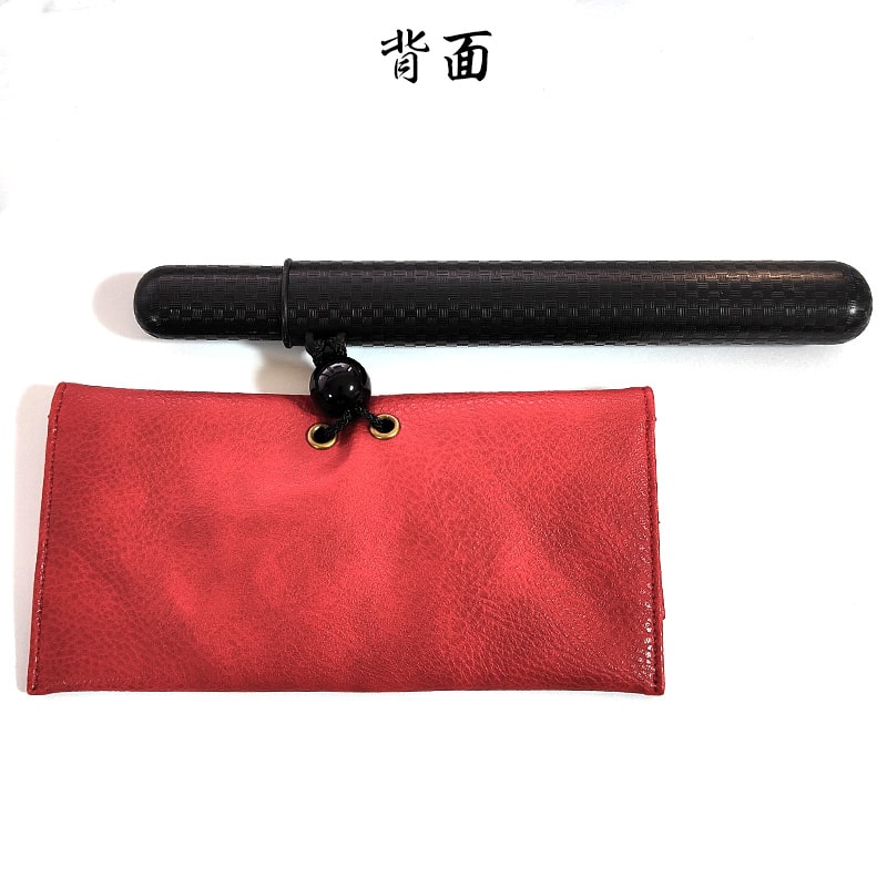 きせる 煙管入れ 宝船かます 腰差し煙草入れ 大 一本用 赤 たばこ 喫煙