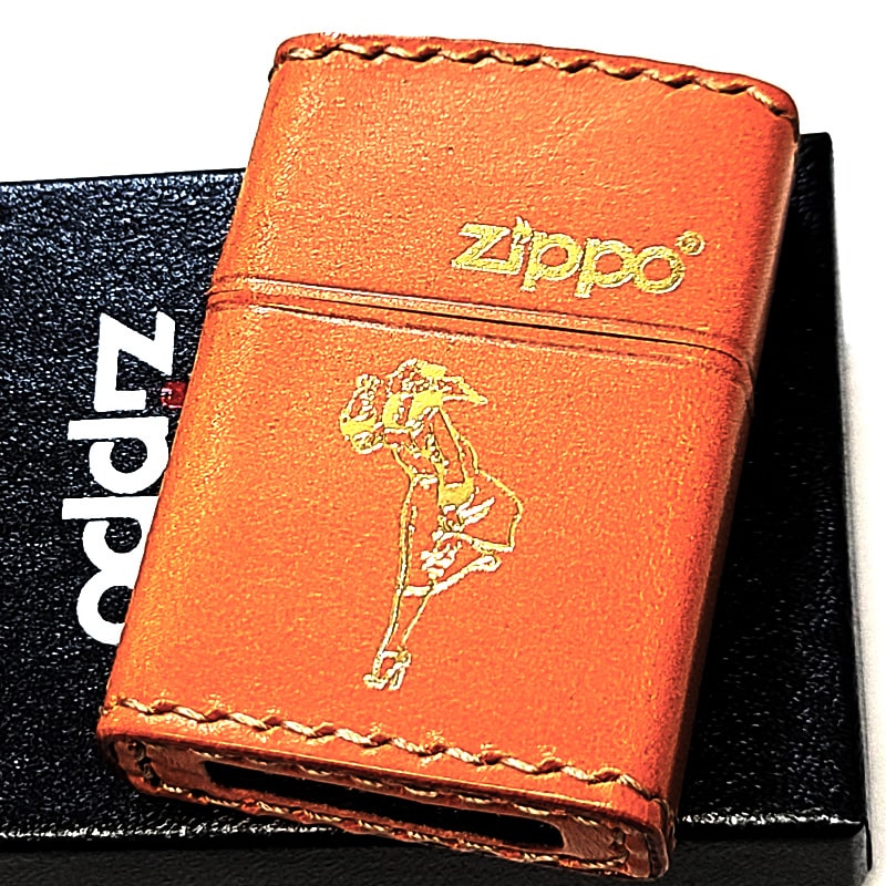 ZIPPO（ジッポー） ライター ウィンディ ジッポ 本革巻き おしゃれ