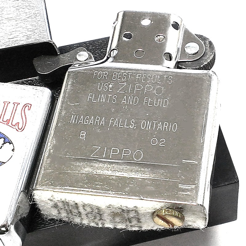 ZIPPO ライター カナダ製 2001年製 ナイアガラの滝 オンタリオ製 廃盤