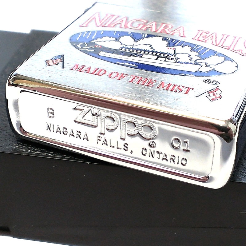 ZIPPO ライター カナダ製 2001年製 ナイアガラの滝 オンタリオ製 廃盤