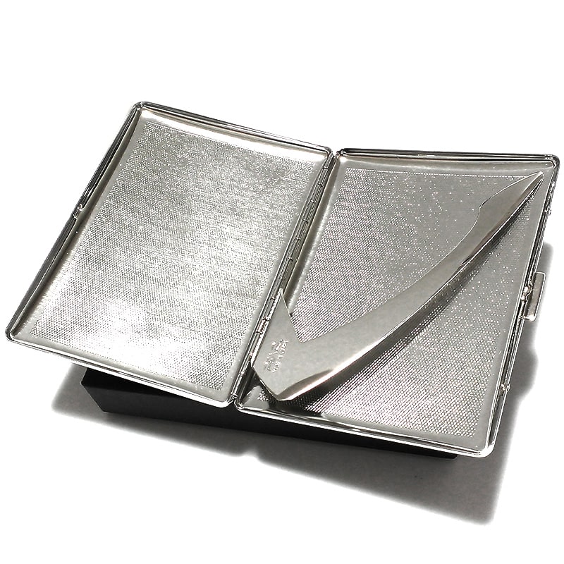Snap-on クロコダイル型押し　葉巻セット　シガーホルダー&アッシュ シガレットケース かっこいい クロコ型押し 本革 コスモス