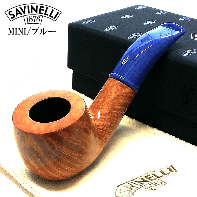 パイプ 喫煙具 SAVINELLI MINI ミニ ブルー イタリア製 サビネリ 青 たばこ おしゃれ 小さい タバコ パイプ本体 高品質 :  44212 : Zippoタバコケース喫煙具のハヤミ - 通販 - Yahoo!ショッピング