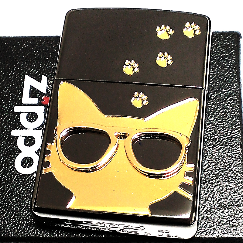 ZIPPO（ジッポー） 猫 ライター サングラス 可愛い ジッポ ネコ 