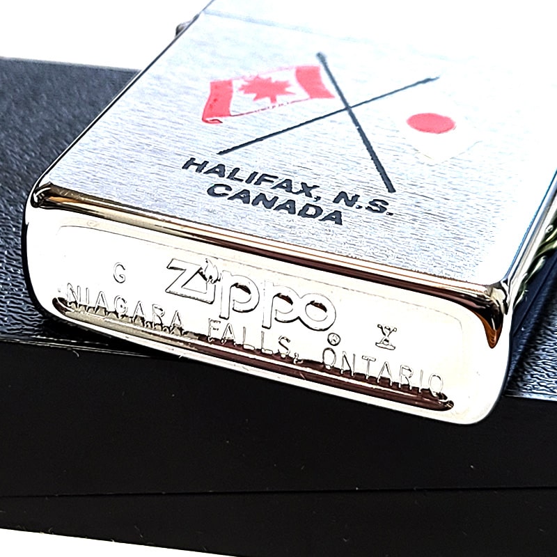 ZIPPO（ジッポー） カナダ製 一点物 1994年製 国旗 日本 レア