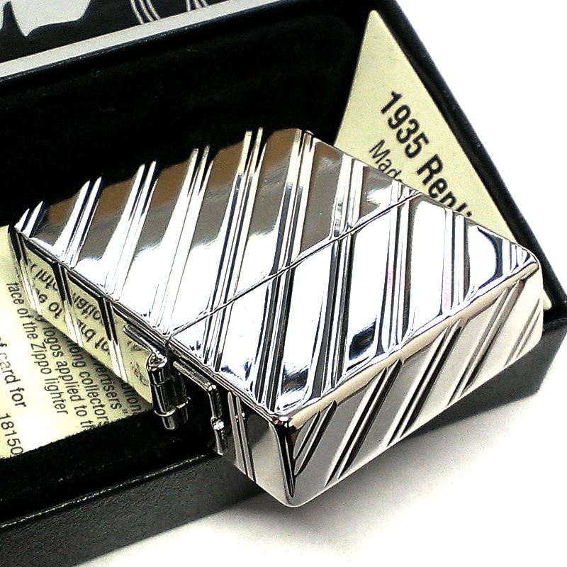 レプリカ ZIPPO ライター 1935 復刻レプリカ ジッポー プラチナ