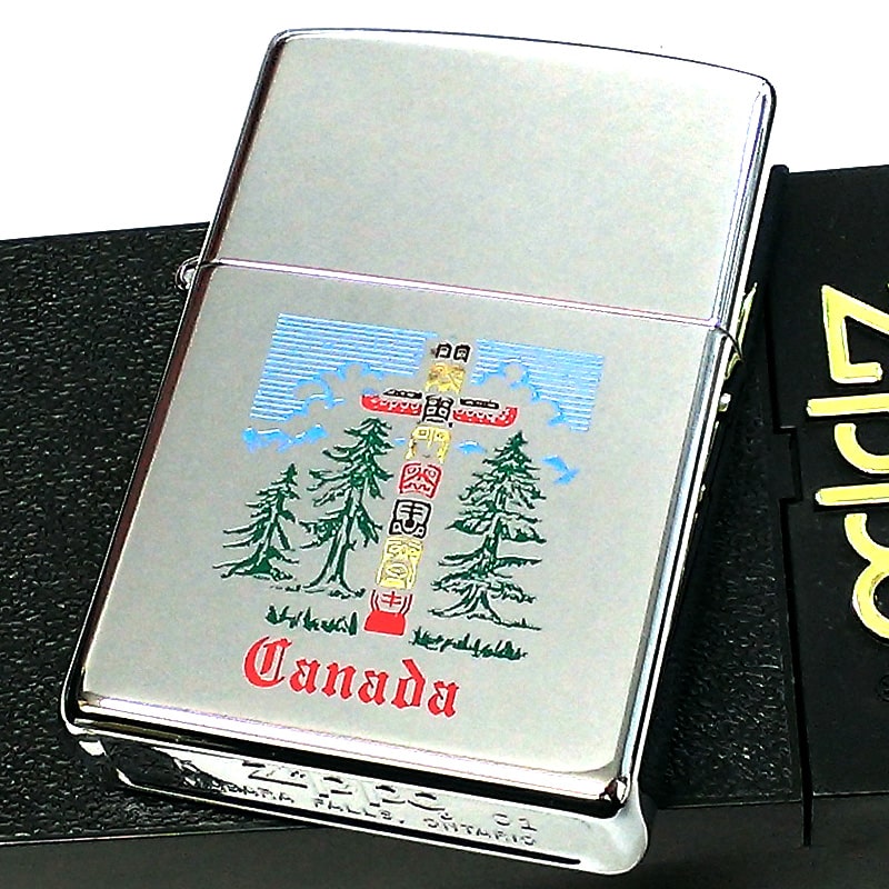 ZIPPO ライター カナダ製 2001年製 トーテムポール ジッポ オンタリオ製 珍しい 鏡面シルバー 未使用品 ビンテージ 絶版 ヴィンテージ :  totempole040 : Zippoタバコケース喫煙具のハヤミ - 通販 - Yahoo!ショッピング