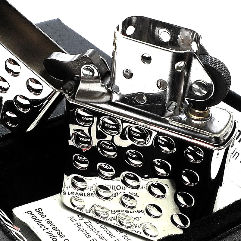 ZIPPO アーマー シャインレンズカット ジッポ ライター 両面加工