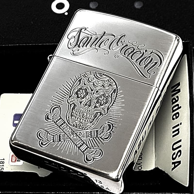 シルバージッポスカルデザイン❗希少１点物❗ 未使用 磨けば光るよ 重量感あります ZIPPO（ジッポー） ZIPPO 2013年製 ジッポ ライター サンタ