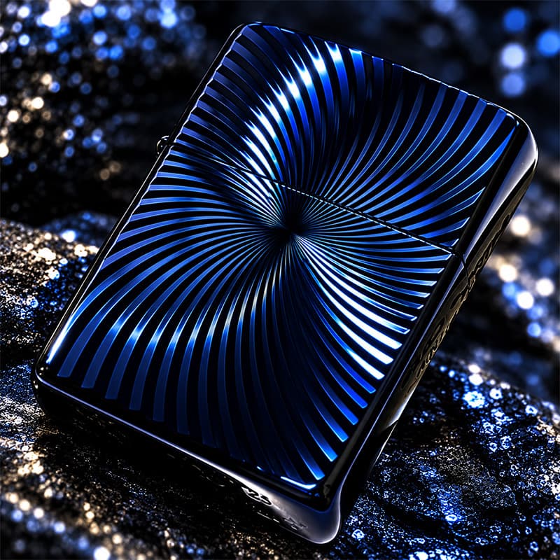 アーマーチタン ZIPPO アーマー ブルーチタンウェーブ ジッポ ライター