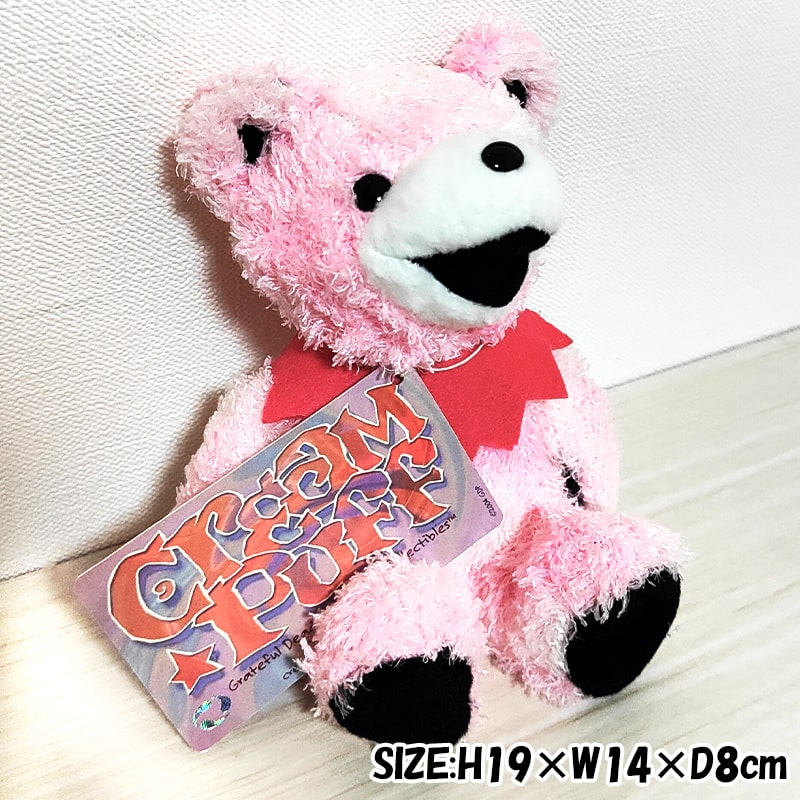 グレイトフルデッドベア　ぬいぐるみ　レトロ　ヴィンテージ　古着　ピンク グレイトフルデッドベア ぬいぐるみ レトロ ヴィンテージ 古着