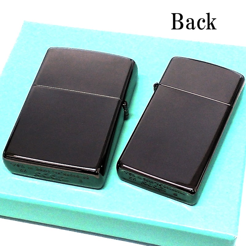 ZIPPO ライター ペア セット ラブシルエット ハート ネコ スリム