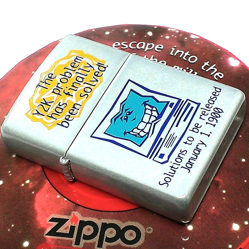 ZIPPO ライター ミレニアム カナダ製 1999年製 オンタリオ製 レア ジッポ 廃盤 おしゃれ ポップ 珍しい ヴィンテージ 未使用品 ビンテージ  : 766y2kps-y2kproblemsolv : Zippoタバコケース喫煙具のハヤミ - 通販 - Yahoo!ショッピング