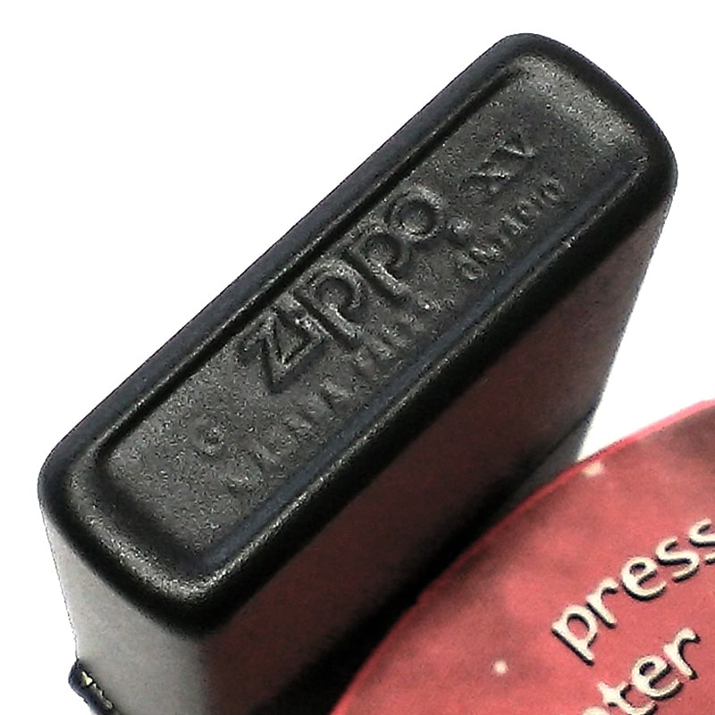 ZIPPO カナダ製 1999年製 ミレニアム 艶消し黒 オンタリオ製 レア ジッポ ライター 廃盤 マットブラック おしゃれ ヴィンテージ