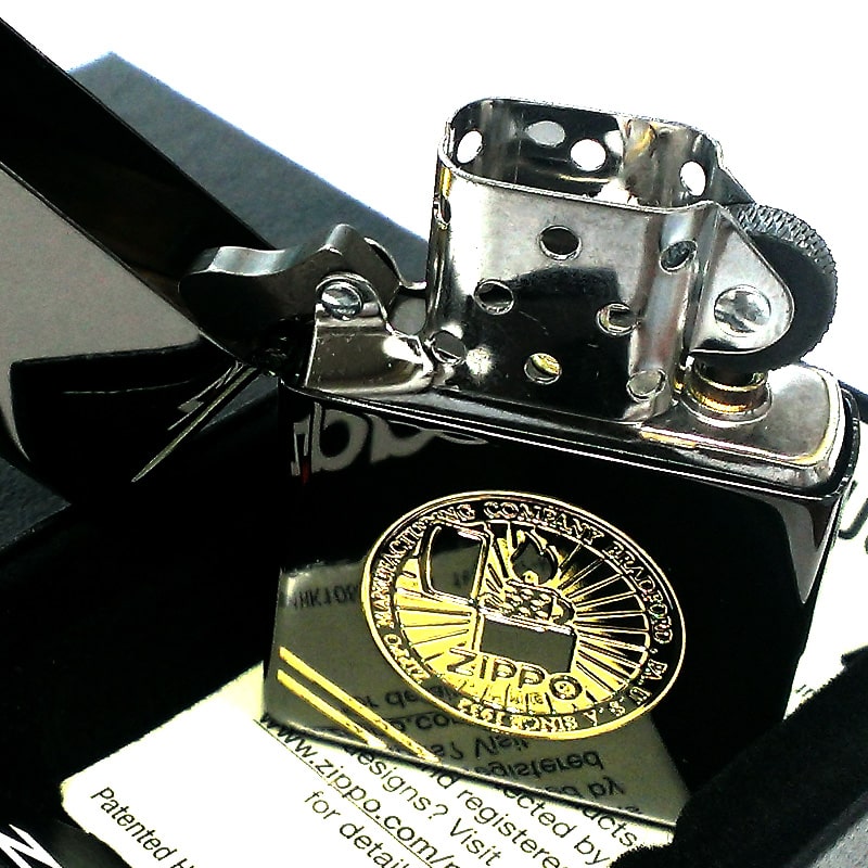 ZIPPO（ジッポー） ライター クラシックデザイン ブラック＆ゴールド
