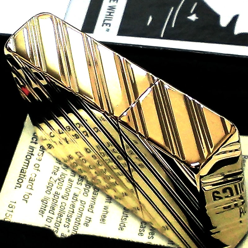 レプリカ ZIPPO ライター 1935 復刻レプリカ ジッポー K24 純金メッキ