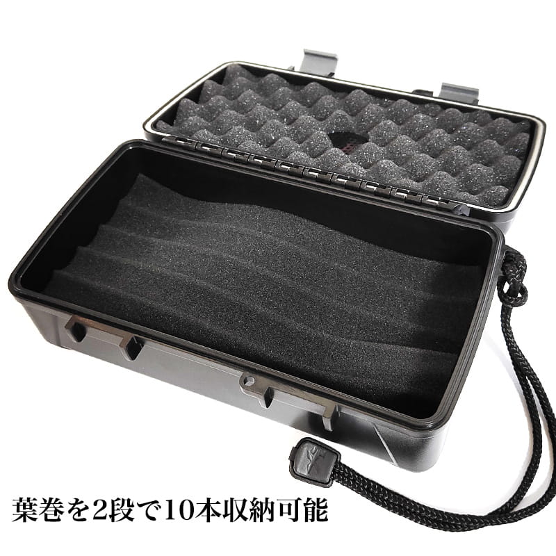 ヒュミドール ザイカー トラベル シガーボックス 10本用 葉巻 旅行