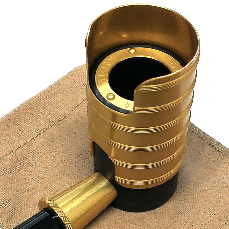 パイプ 喫煙具 TSUGE サンダーストーム ゴールド ツゲ おしゃれ 風防付 