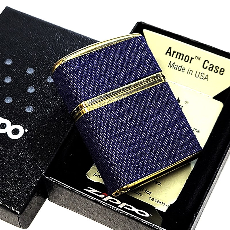 ZIPPO（ジッポー） アーマー 4面加工 クラシックデニム ジッポ