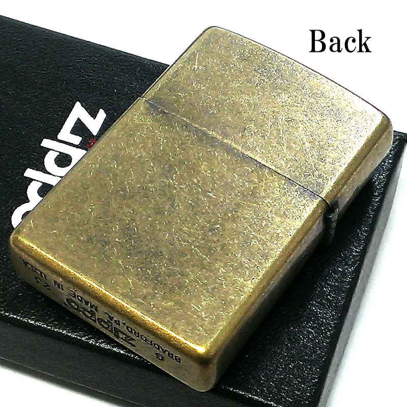 ZIPPO コインホルダー ジッポ ライター ギミック コイントス クロームユーズド 500円 メタル貼り アンティークゴールド 真鍮 古美加工