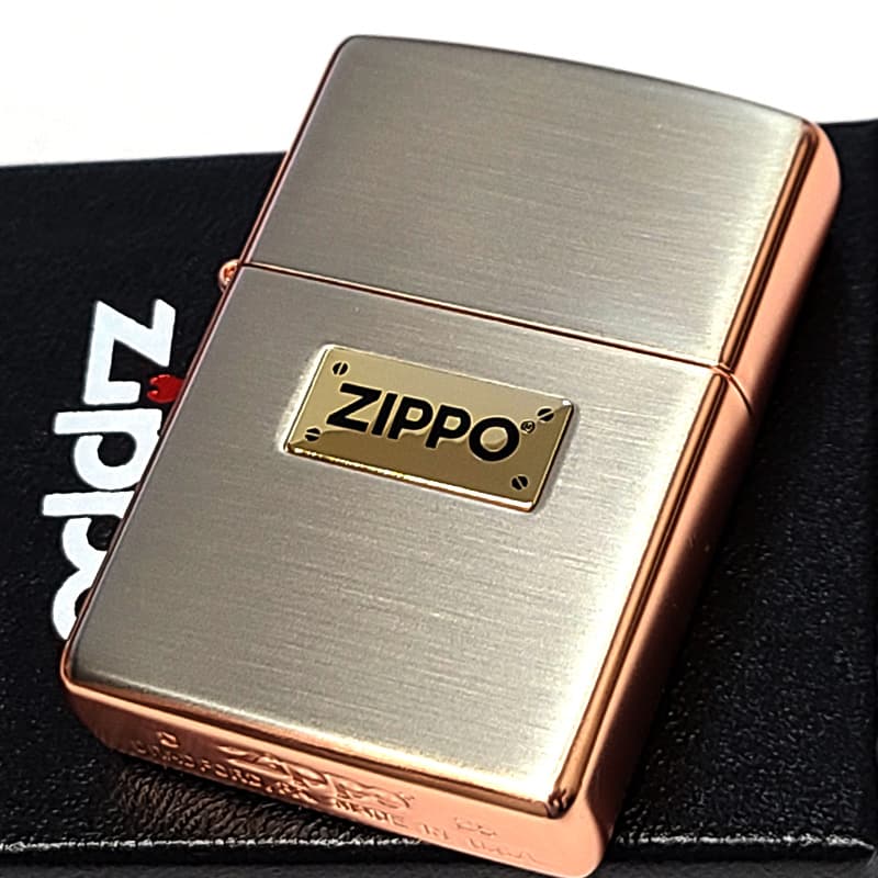 ZIPPO（ジッポー） ライター サイドピンクゴールド シンプル おしゃれ