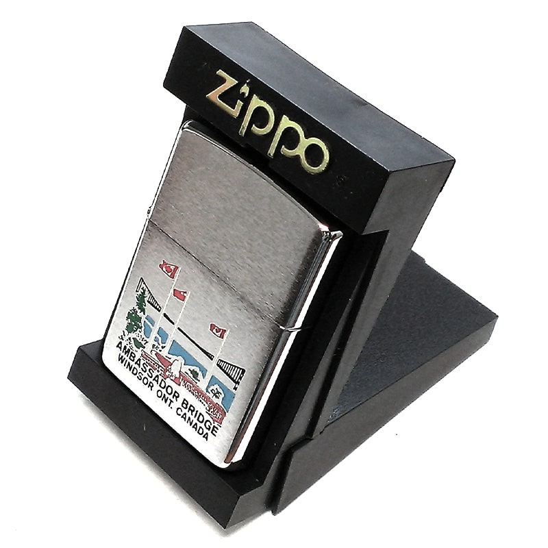 荒川アンダーザブリッジ　zippo 未使用品 ZIPPO カナダ製 1992年製 アンバサダー ブリッジ ジッポ
