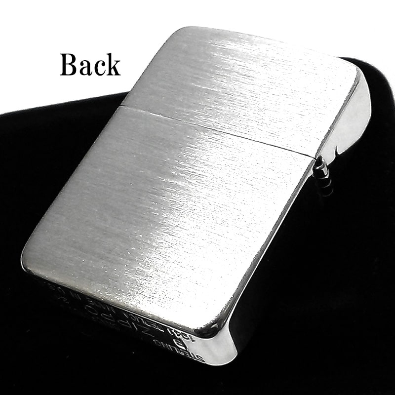 ZIPPO ケース付き　スターリングシルバー　5面彫刻 ZIPPO ライター 純銀 1941 復刻 レプリカ スターリングシルバー