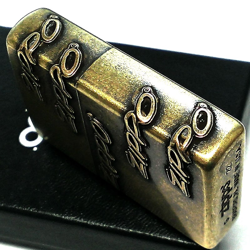 ZIPPO（ジッポー） ライター 国内限定50個 ジッポ ロゴメタル