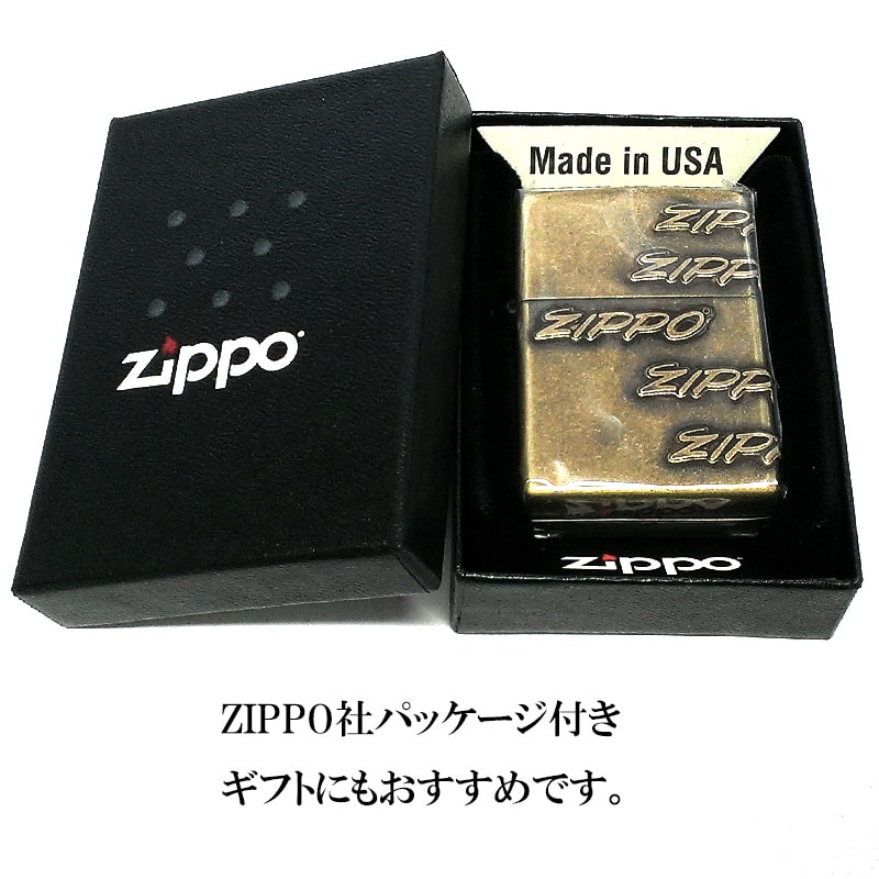 ZIPPO（ジッポー） ライター 国内限定50個 ジッポ ロゴメタル