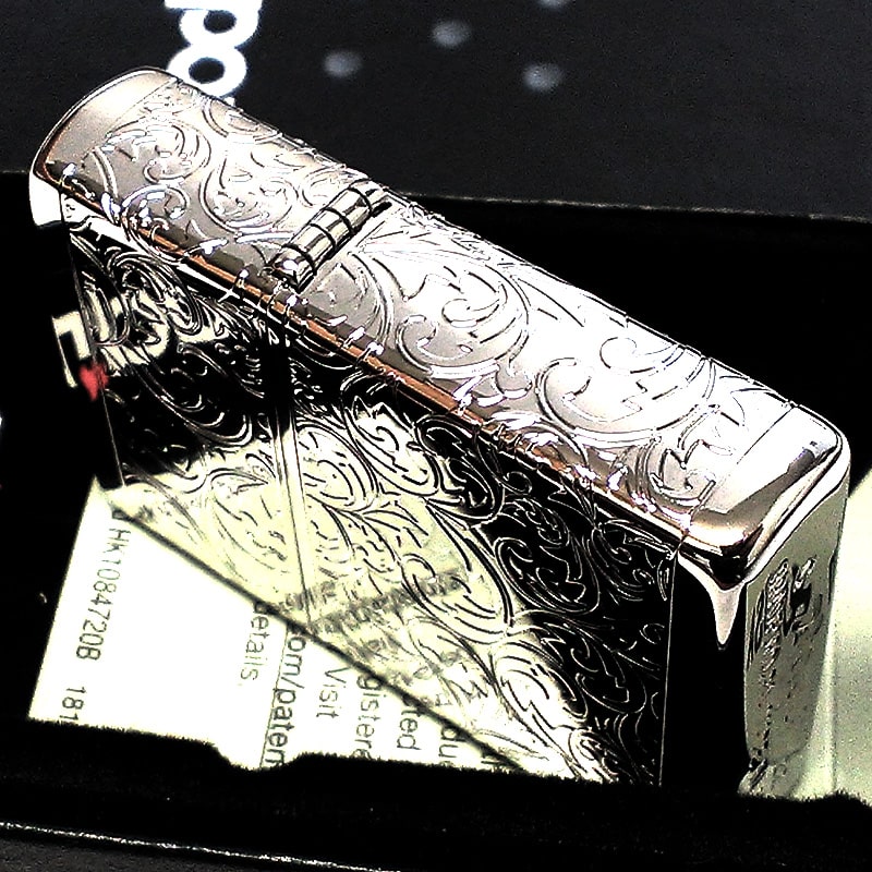 ZIPPO ライター アラベスク プラチナシルバー 限定 ジッポ