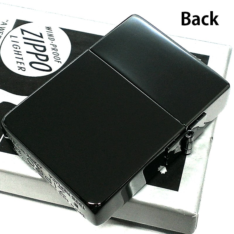 ZIPPO アーマー N8 ブラックチタン ジッポ ライター 黒 無地