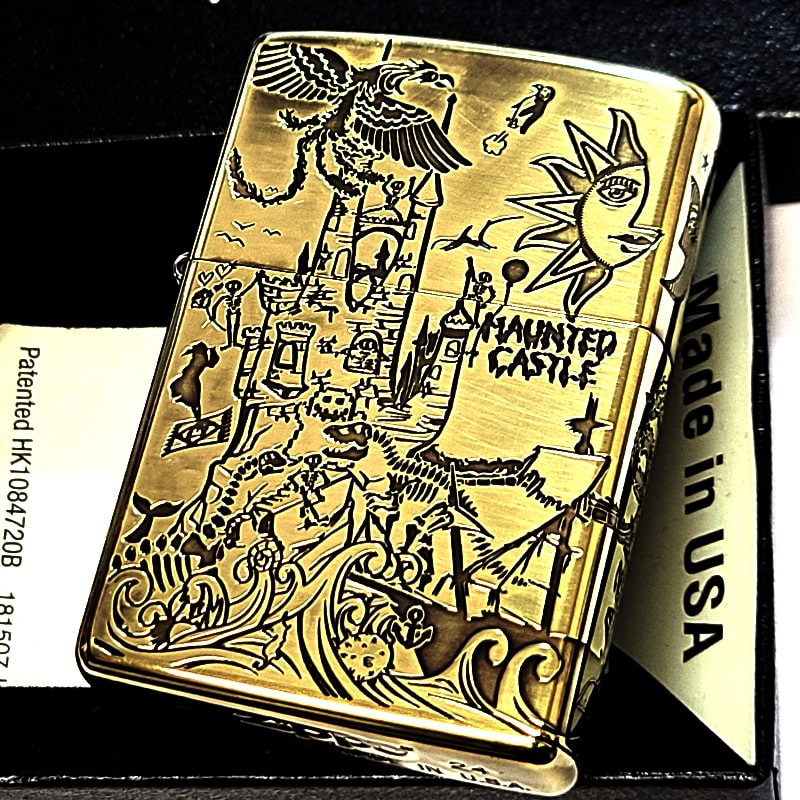 ZIPPO（ジッポー） ライター ユーズド加工 HAUNTED CASTLE ジッポ 幽霊