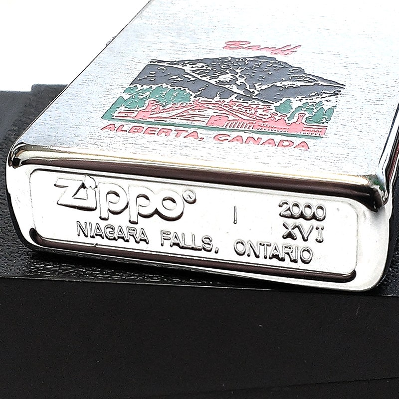 ZIPPO ライター レア ジッポ カナダ製 2000年製 アルバータ州 バンフ 