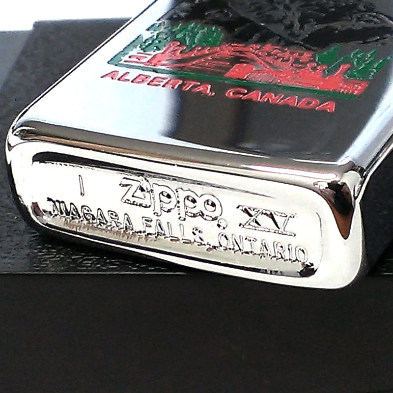 ZIPPO ライター スリム カナダ製 1999年製 バンフ オンタリオ製