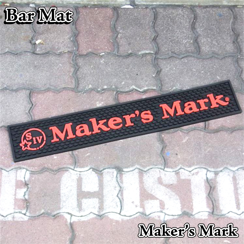 アメリカン レトロ バーマット ラバー お酒 メーカーズマーク
