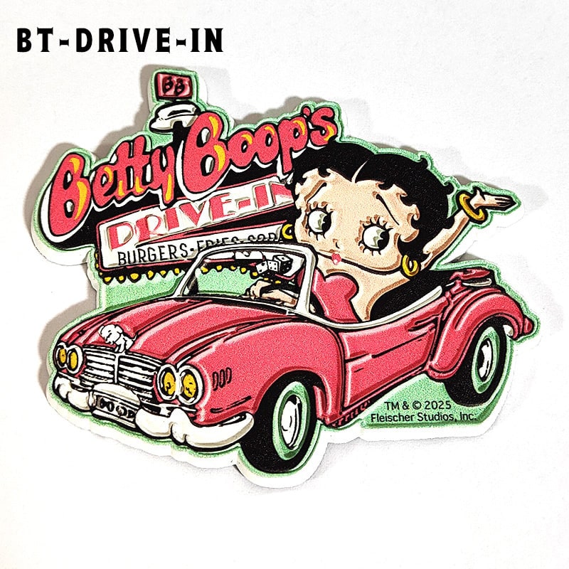 アメリカン レトロ マグネット ベティ ロゴ 選べる Betty キャラクター