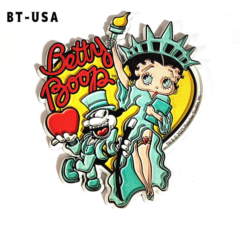 アメリカン レトロ マグネット ベティ ロゴ 選べる Betty キャラクター