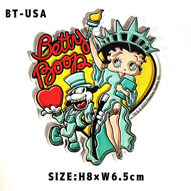 アメリカン レトロ マグネット ベティ ロゴ 選べる Betty キャラクター