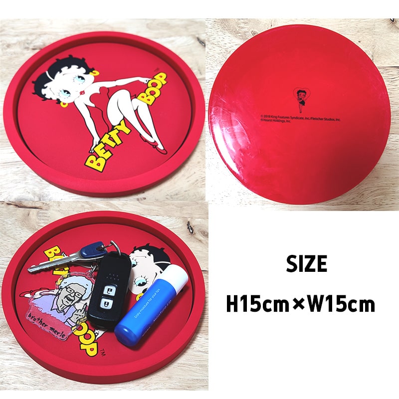 BETTY BOOP（ベティ ブープ） ラバートレイ かわいい 選べる 3タイプ